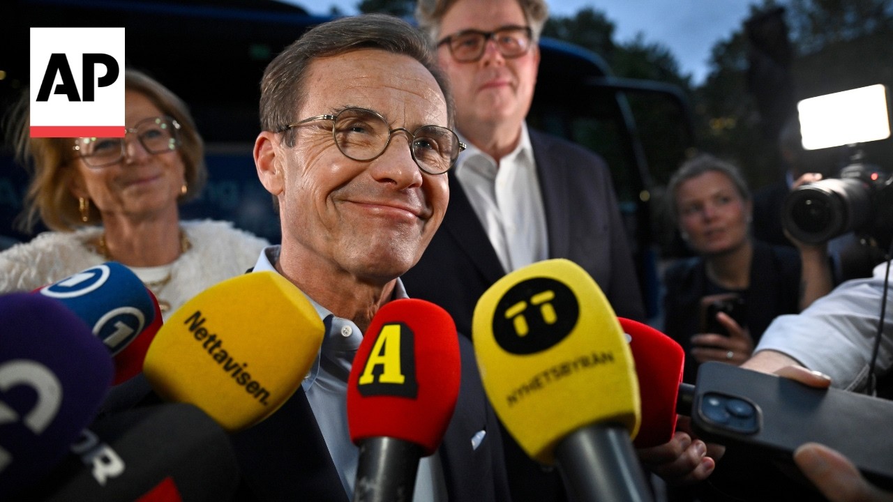 Sweden's election too close to call as left-wing opposition holds one-seat lead over Kristersson's coalition
