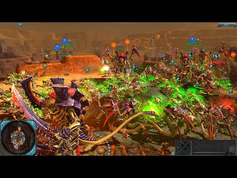 Tyranids vs Orks, Hive Fleet Leviathan! - Warhammer 40k: Dawn Of War 2: Retribution - Destroyer Mod