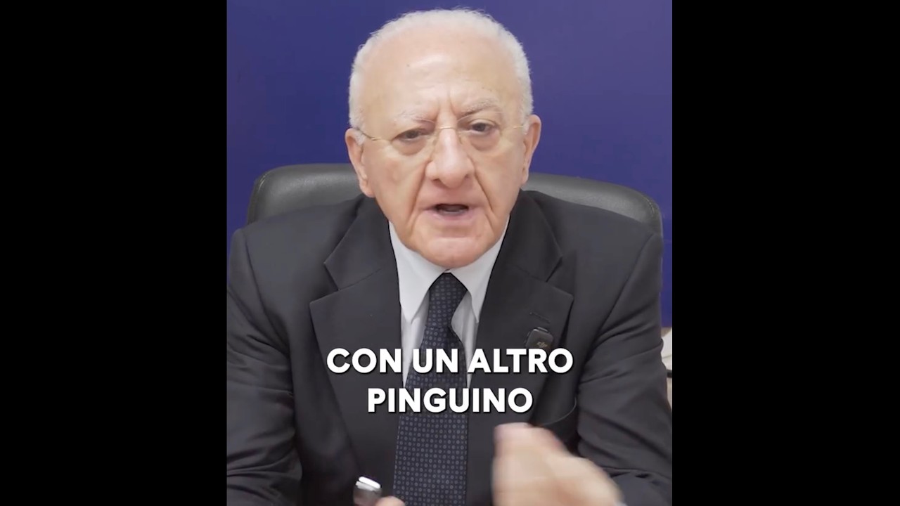 DE LUCA: "PAGLIACCI, TRUMP E VANCE PINGUINI SENZA DIGNITÀ: BASTA FARE I COMPLICI DI QUESTO DELIRIO"