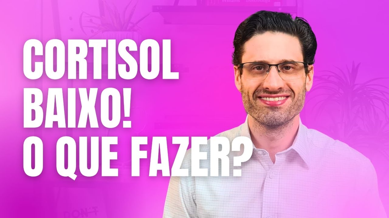 Cortisol Baixo! O que fazer?😱😱