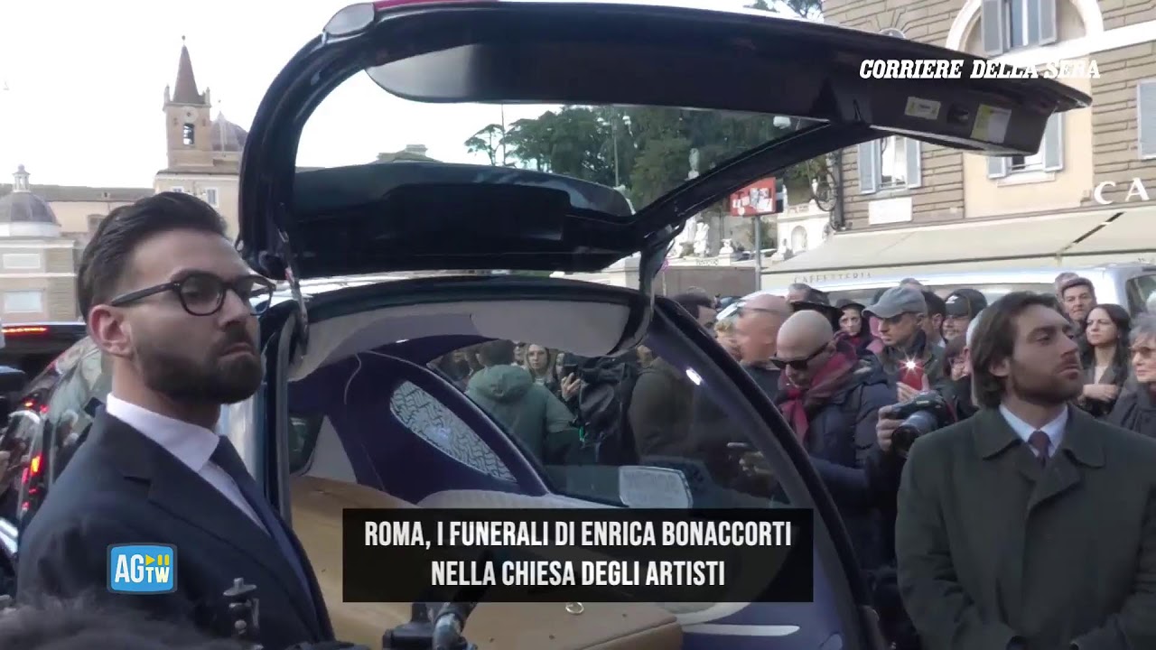 Funerali di Enrica Bonaccorti