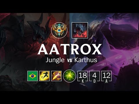 Aatrox Jungle vs Karthus - BR Challenger Patch 8.23