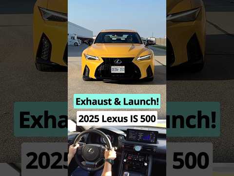 Thumbnail for 2025 Lexus IS 500 0-60 Launch & Exhaust | Guess the Time! #performancecars #autoreview #luxury by Lexus