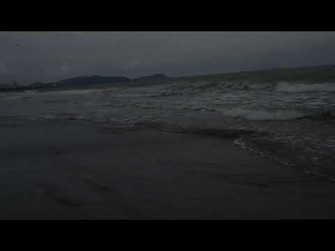 Summer Night Waves at Dusk, Deep Sleep Video With Ocean Sounds at Donna Ana Beach
