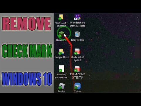 windows check mark on icons windows check mark on icons