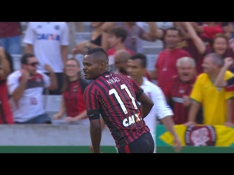 Gols, Atlético-PR 2 x 1 Paraná - Campeonato Paranaense 16/04/2016