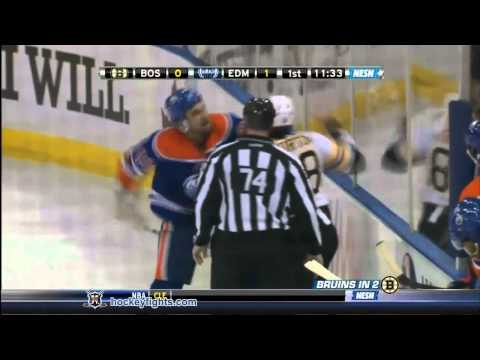 Nathan Horton vs Theo Peckham Feb 27, 2011