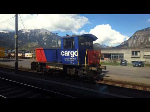 IC Fahhrt von Chur nach Sargans