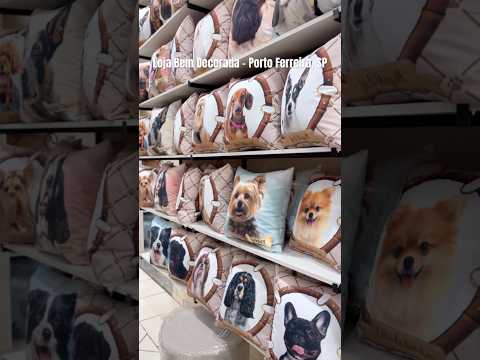 LOJA DE ALMOFADAS EM PORTO FERREIRA-SP #homedecor #decoração #decoracaocriativa #almofada #cachorro