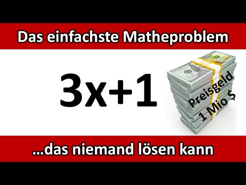 Die legendäre Collatz-Vermutung, bislang unbewiesen