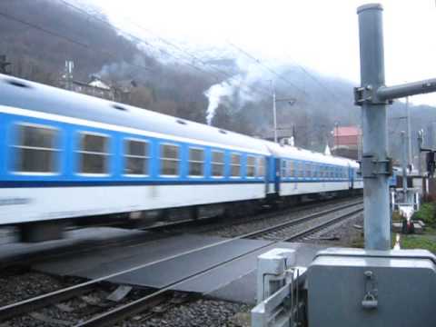 Průjezd vlaku R 785 - Vaňov u Ústí nad Labem