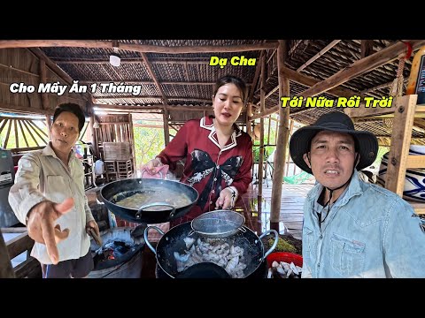 Cooking a meal to treat Uncle Pushing the Ground, KaNi Tèo 69 Got Caught, the Chief Laughs Until ...