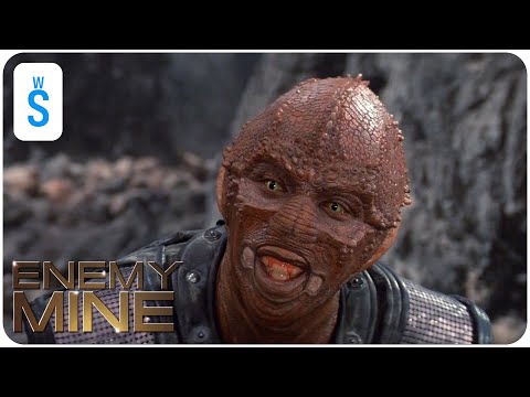 Enemy Mine (1985) | Scene: Davidge has begun calling the Drac 'Jerry'