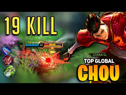 Chou Best Build 2023 [ Chou Top Global Gameplay ] By ɪᴢᴀɴᴀ么 - Mobile Legends