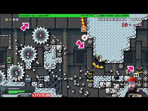 Mario Maker GamerHH's Crumbling Castle. by GamerHH