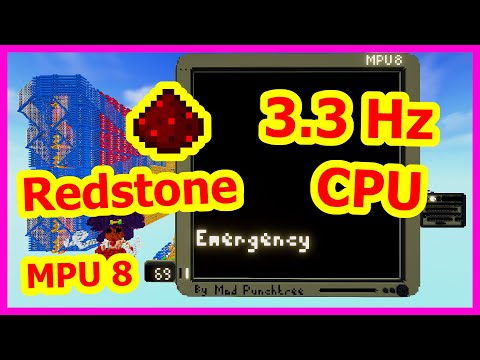 MPU 8 - The most powerful 3.3 Hz Minecraft Redstone CPU