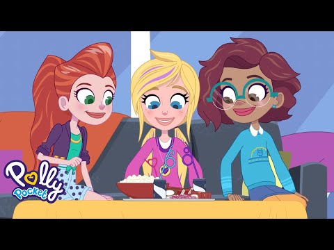 Polly Pocket Full Episodes: No Sleep Sleepovers are the BEST! 🍿 | 30 Minutes | Kids Movies
