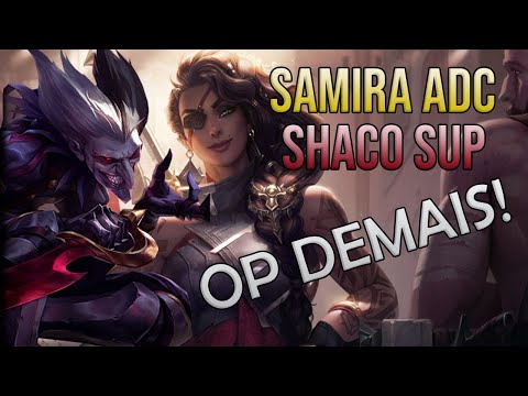 Shaco Sup com Samira AD! Muito quebrado, o que é isso RioT! OP demais!