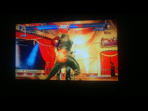 Tekken Tag Tournament 2 Alex Bites Throw on Jun Ryona