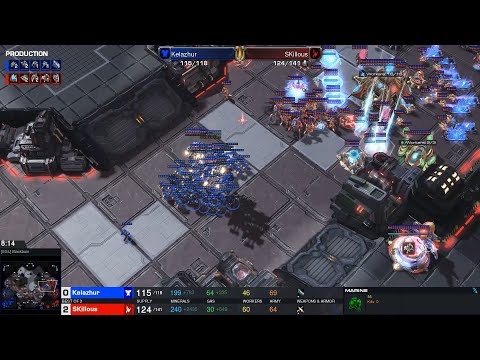 StarCraftⅡ IEM Katowice 2022 Feb23 Kelazhur(T) v SKillous(P) Game 2 MAPS- [ESL] Blackburn