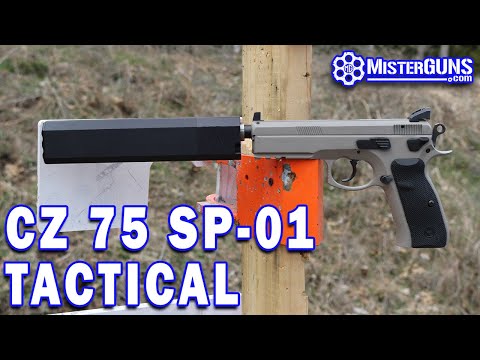 CZ 75 SP-01 Tactical Suppressed!  Silencerco Osprey!  CZ 75 SP01 Tactical Silencer Awesomeness!