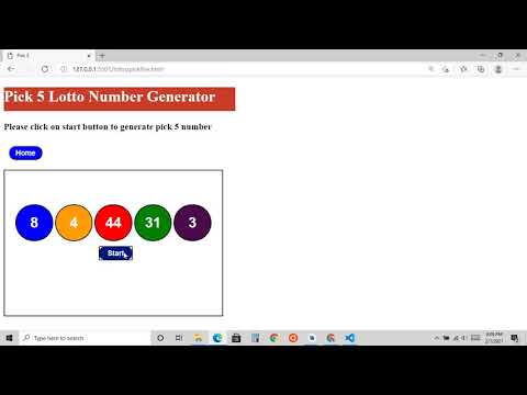 Lotto Number Generator
