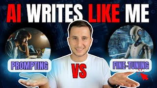 How to Easily Make AI Write Like You | ChatGPT  Fine Tuning