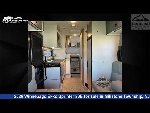 Breathtaking 2026 Winnebago Ekko Class C RV For Sale in Millstone Township, NJ | RVUSA.com