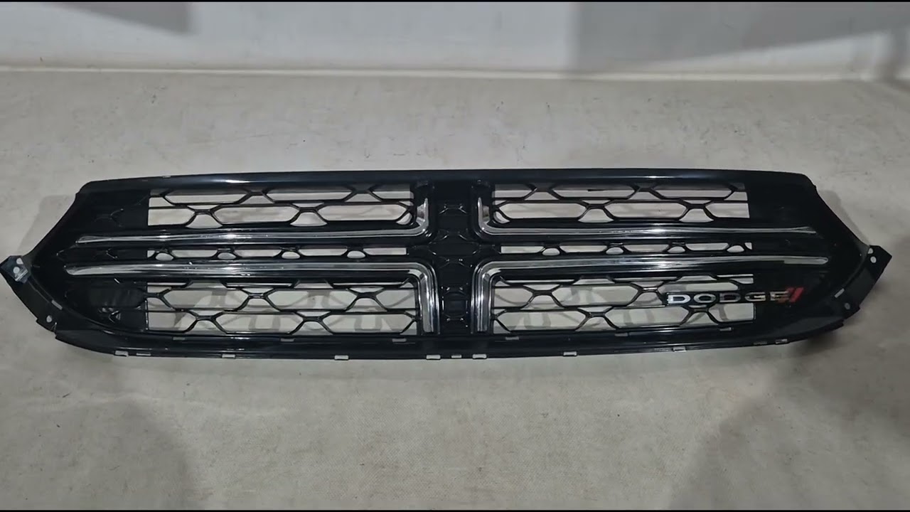 Fiat Tipo 2016- гг. Решетка радиатора DPT (2016-2020, Черный Глянец) Video 1