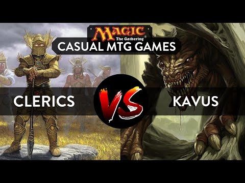 MTG GAMEPLAY: CLERIC TRIBAL DECK VS KAVU TRIBAL COMBO DECK - FINALS !