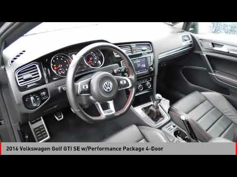 2016 Volkswagen Golf GTI SE w/Performance Package 4-Door