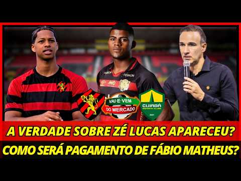 💣🚨URGENT! HAS THE TRUTH ABOUT ZÉ LUCAS COME OUT? + HOW WILL FÁBIO MATHEUS BE PAID? SPORTS NEWS