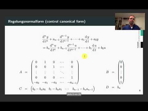 Regelungstechnik | Einführung in die Zustandsraumdarstellung