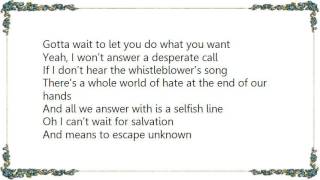 Chuck Ragan - Whistleblowers Song Lyrics