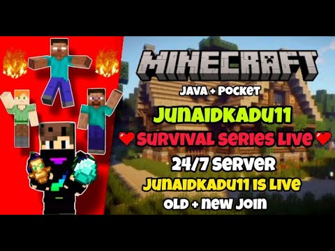 🔥 Insane Minecraft Live SMP 24/7 CRACKED Server! #minecraftlive
