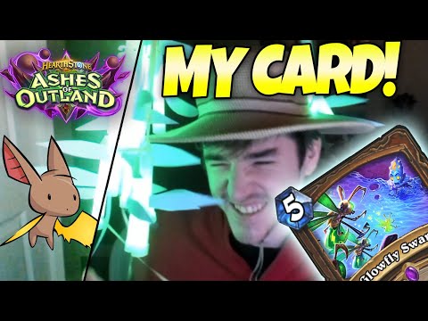 GLOWFLY SWARM - Turns Out My Card is PRETTY GOOD ft. Zalae | Firebat Hearthstone | Ashes of Outland