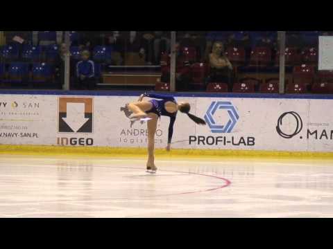 4. Alexandra CHEPELEVA (BLR) - Novice A Girls - ISU WDT 2015