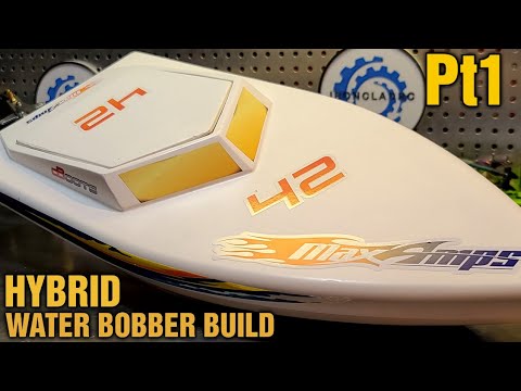 Hybrid Rc Boat Build Submerged Drive, Stuffing tube & Hardware Install 19" Water Bobber