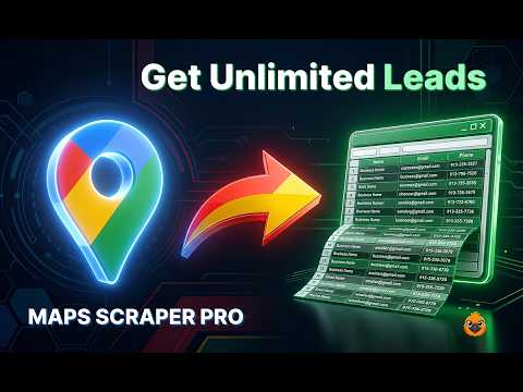 Map Scraper Pro 공식 영상 미리보기