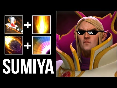 SumiYa Best Invoker Sickness Combo with Rod of Atos Epic Gameplay Dota 2