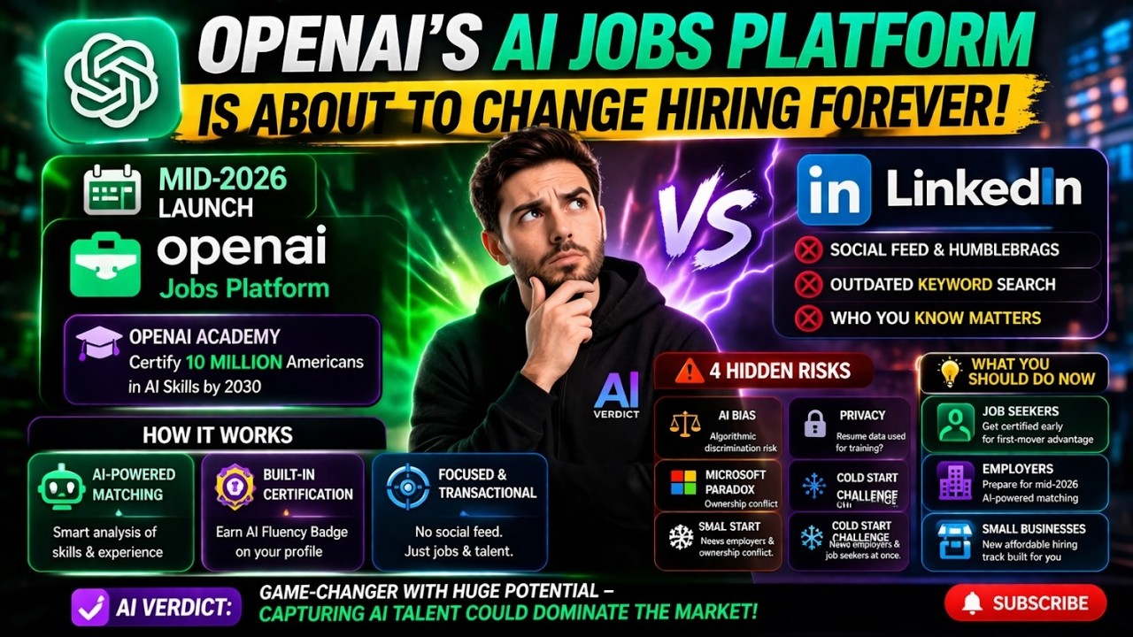 OpenAI's New Jobs Platform (2026): The End of LinkedIn? | Ai Verdict