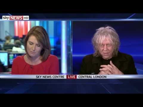 Bob Geldof Talks To Sky News About Band Aid 30 Criticism