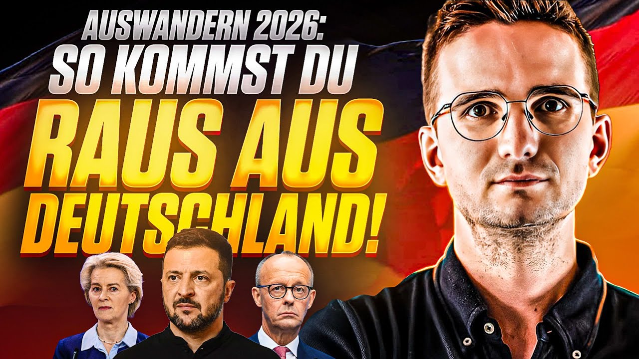 AUSWANDERN AUS DEUTSCHLAND: SO kommst du noch RAUS! (Warnung & Anleitung 2026)