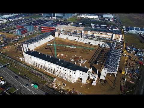 Stadionul Eroii Timișoarei PRIMUL STADION NOU din TIMIȘOARA, aproape GATA! Stadiu lucrări 25:02:2026