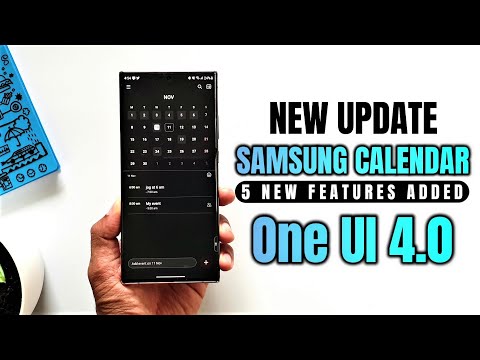 New update for Samsung Calendar on One UI 4.0 - New features !