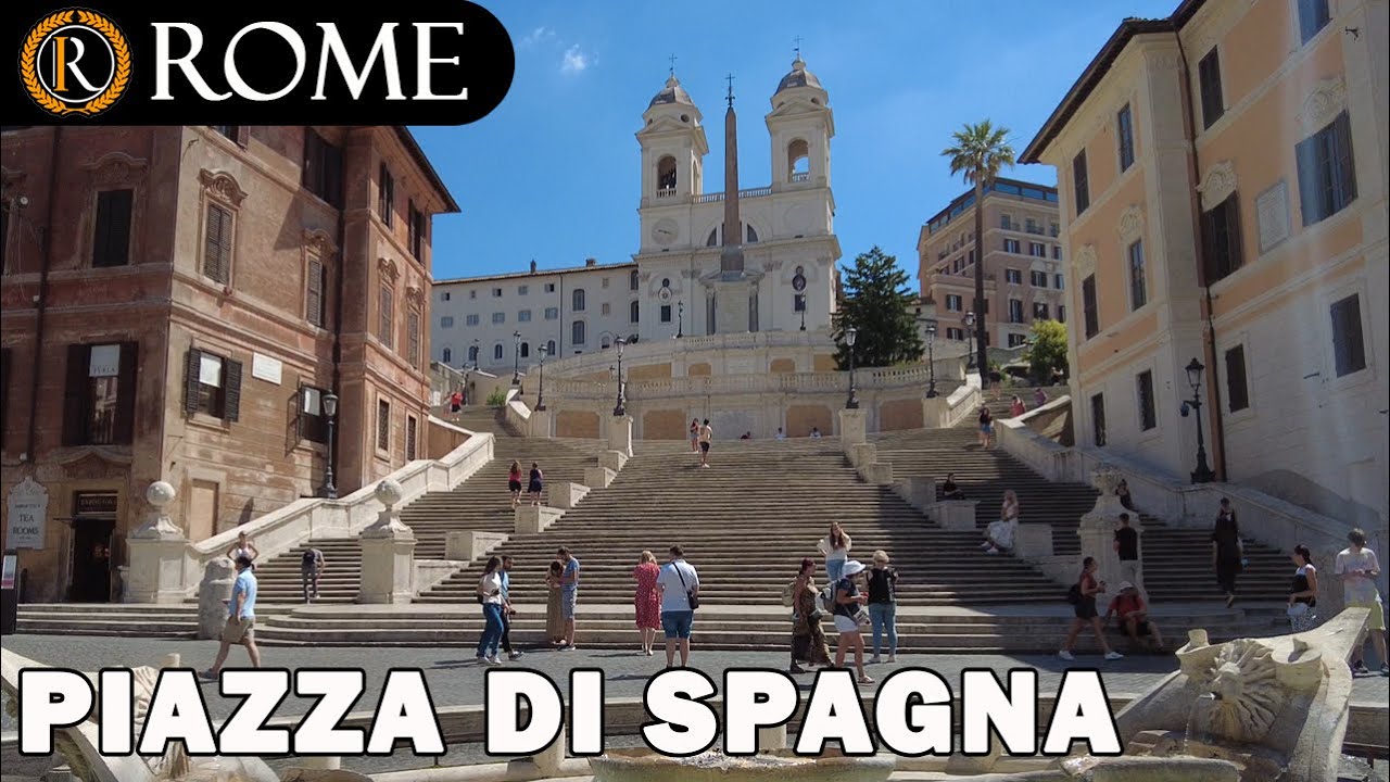Embark on a captivating walking tour of the Piazza di Spagna.