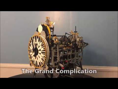 Fully Functional Lego Clock With 7 Complications