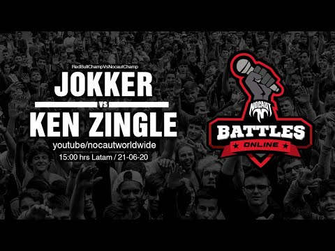 KEN ZINGLE vs JOKKER - Exhibición Nocaut Battles