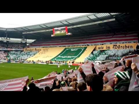 Werder Bremen - Hamburger SV 1:0  Choreo 100. Nordderby 01.03.14