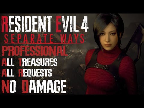 [Resident Evil 4 Remake] Separate Ways - Professional, All Requests, All Treasures, No Damage